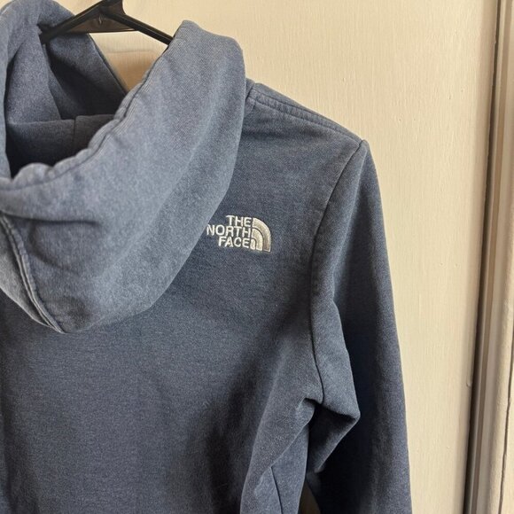 The North Face RU14 medium weight light blue graphic hooded sweatshirt - Picture 7 of 9